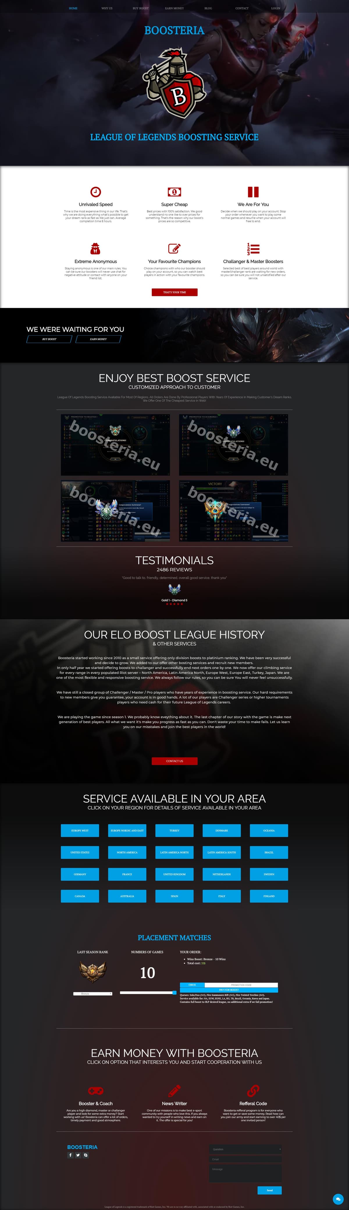 Game Boosting Service